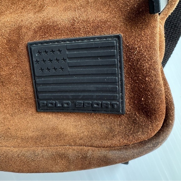 Vintage Polo Sport by Ralph Lauren Brown Suede Small Backpack main image 6